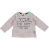 T-shirt enfant Premaman T-shirt gris, rouge