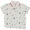 T-shirt enfant MES PETITS CAILLOUX Polo multicolore