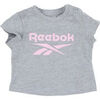 T-shirt enfant Reebok Sport T-shirt gris, rose