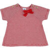T-shirt enfant Petit Bateau T-shirt rouge, blanc