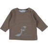 T-shirt enfant Petit Bateau T-shirt taupe, bleu