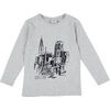 T-shirt enfant Tape &agrave; l'oeil T-shirt gris, noir Multicolore