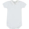 Bodys Petit Bateau Body &agrave; col blanc Blanc