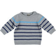 Pull enfant Tape &agrave; l'oeil Pull gris, bleu Multicolore