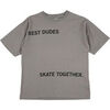 T-shirt enfant Zara T-shirt gris, noir