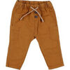 Pantalon enfant Tape &agrave; l'oeil Pantalon ocre Jaune