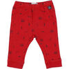 Pantalon enfant La compagnie des petits Pantalon rouge, gris