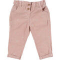 Pantalons enfants sur Grenoble : Pantalon enfant Tape &agrave; l'oeil Pantalon velours rose, dor&eacute; Rose