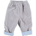 Pantalons enfants sur Grenoble : Pantalon enfant Cyrillus Pantalon velours lisse gris