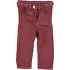 Pantalon enfant Tape &agrave; l'oeil Pantalon aubergine Violet