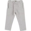 Pantalon enfant Zara Pantalon velours lisse gris