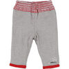 Pantalon enfant Catimini Pantalon r&eacute;versible rouge, gris Multicolore