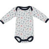 Bodys Petit Bateau Body blanc, bleu Multicolore