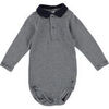 Bodys Petit Bateau Body polo bleu, blanc Multicolore