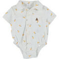 Sous-v&ecirc;tements Gar&ccedil;ons sur Grenoble : Bodys Gap Body chemise blanc, orange Multicolore