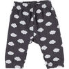 Pantalon enfant La Redoute Pantalon gris, blanc