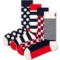 Chaussettes sur Grenoble : Chaussettes Happy socks unisexe Chaussettes Paquet de 4