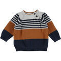Pull enfant Tape &agrave; l'oeil Pull marron, bleu Multicolore Grenoble