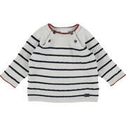 Pull enfant Tape &agrave; l'oeil Pull &eacute;cru, bleu Multicolore