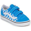 Baskets basses enfant Vans Old Skool V COLOR THEORY CHECKERBOARD Bright Azure