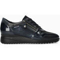 Randonn&eacute;e sur Grenoble : Chaussures Mephisto Baskets en cuir IASMINA.P5143216 Bleu