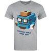T-shirt Crossy Road Hipster Whale T-shirt &agrave; manches courtes Gris