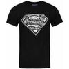 T-shirt Dc Comics Superman Distressed Logo T-shirt &agrave; manches courtes Noir