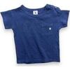 T-shirt enfant Petit Bateau T-shirt - Bleu - 12 mois - Tr&egrave;s bon &eacute;tat Bleu