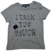 T-shirt enfant I Talk Too Much T-shirt - Vert - 3 mois - Tr&egrave;s bon &eacute;tat Vert