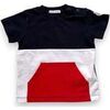 T-shirt enfant Moncler T-shirt - Bleu - 6 mois - Tr&egrave;s bon &eacute;tat Bleu