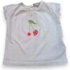 T-shirt enfant Bonpoint T-shirt - Blanc - 12 mois - Tr&egrave;s bon &eacute;tat Blanc