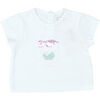 T-shirt enfant Karl Lagerfeld T-shirt - Blanc - 6 mois - Bon &eacute;tat Blanc