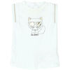 T-shirt enfant Karl Lagerfeld T-shirt - Blanc - 6 mois - Tr&egrave;s bon &eacute;tat Blanc