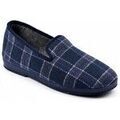 Chaussures d&eacute;contract&eacute;es homme sur Grenoble : Chaussons Ozabi CHARENTAISE Homme Pantoufle PREMIUM 5080PANO MARINE