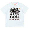 T-shirt enfant Sundek T-shirt - Blanc - 8 ans - Neuf avec &eacute;tiquette Blanc
