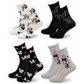 Chaussettes sur Grenoble : Chaussettes Disney Chaussettes Femme Licence Minnie Pack de 4 Paires 133447