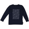 T-shirt enfant Emporio Armani T-shirt - Bleu - 8 ans - Tr&egrave;s bon &eacute;tat Bleu