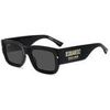 Lunettes de soleil Dsquared D2 0089/S Lunettes de soleil, Noir/Gris, 52 mm