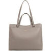 Cabas LANCASTER Sac cabas &eacute;paule Foulonn&eacute; Double DAILY Gris