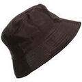 Chapeau Chapeau-Tendance Bob de pluie satin&eacute; Marron Grenoble