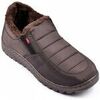 Chaussons Ozabi Chaussons charentaises montantes PREMIUM MU9738 MARRON