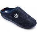 Chaussons Ozabi Mules homme hiver fourr&eacute;es NU10927 MARINE Multicolore Grenoble