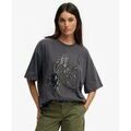 T-shirt Superdry T-shirt oversize orn&eacute; de tatouages