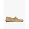 Ville basse Eden Park Mocassins beiges en cuir