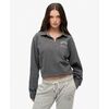 Polo Superdry Pull &agrave; demi-zip col montant athl&eacute;tique