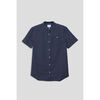 Chemise Enorsia Chemise &agrave; col grand-p&egrave;re &agrave; manches courtes &agrave; carreaux Noir
