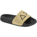 Sandales / Nu-pieds femme sur Grenoble : Claquettes Sun68 Slippers Strass Logo Dor&eacute;