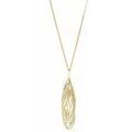 Collier Orusbijoux Collier Argent Dor&eacute; Diamant&eacute; All&eacute;gro Dor&eacute; Grenoble