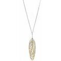 Colliers sur Grenoble : Collier Orusbijoux Collier Argent Et Dor&eacute; Diamant&eacute; All&eacute;gro Argent&eacute;