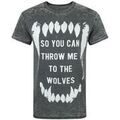 Tee-shirts sur Grenoble : T-shirt Bring Me The Horizon Song Lyrics Text Print T-shirt &agrave; manches courtes Gris